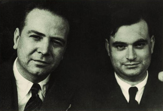 Mattioli e Giovanni Malagodi, 1934, foto A. Gerbi da Progetto Cultura Intesa SanPaolo